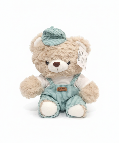 Baby Happy Made Plush Teddy Bear with Overalls 20cm