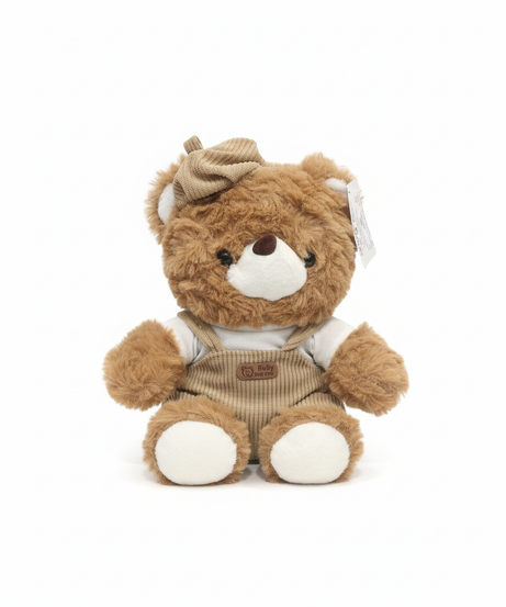 Baby Happy Made Plush Teddy Bear with Overalls 20cm