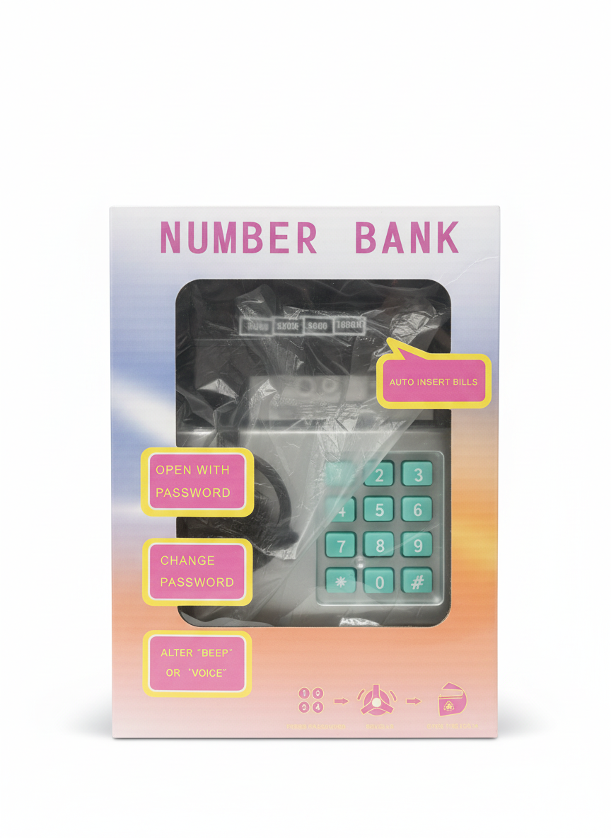 Electronic ATM Piggy Bank Safe