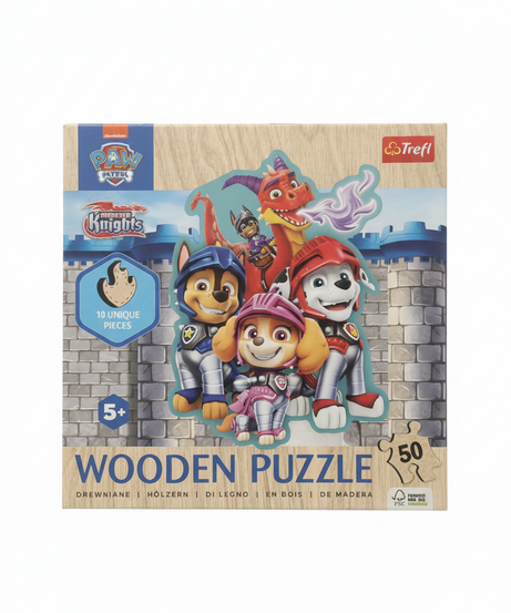 PAW Patrol Rescue Knights Wooden Puzzle 50 Pieces
