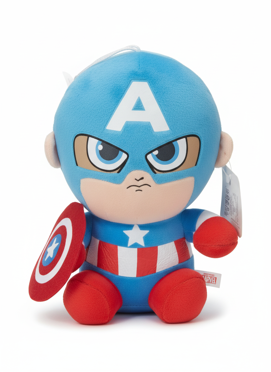 Marvel Captain America Chibi Plush Toy 20 CM