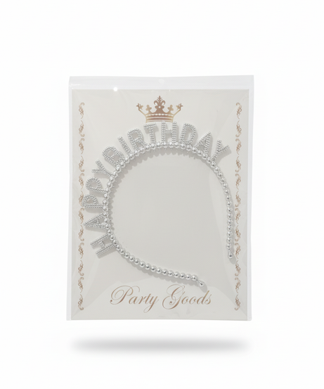 Happy Birthday Beaded Headband