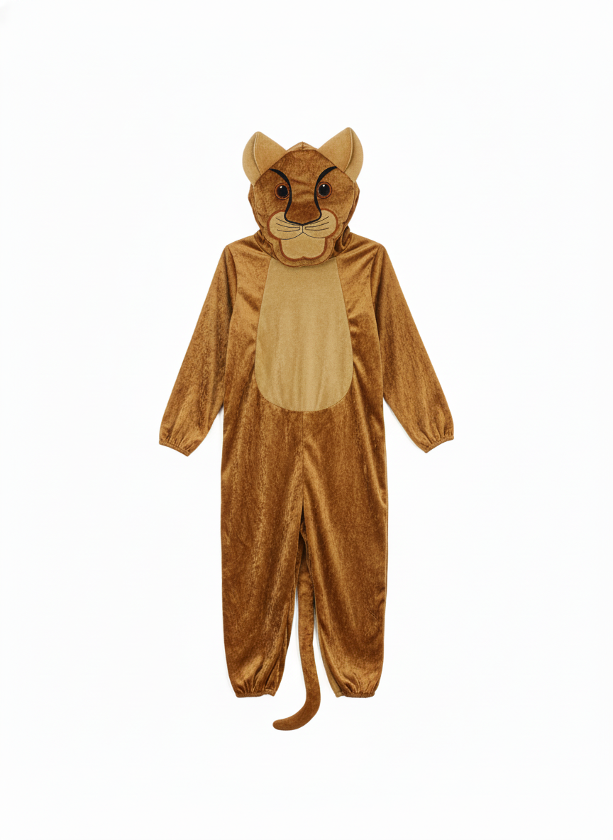 Children's Plush Lion Costume