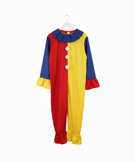 Children's Vibrant Harlequin Clown Costume