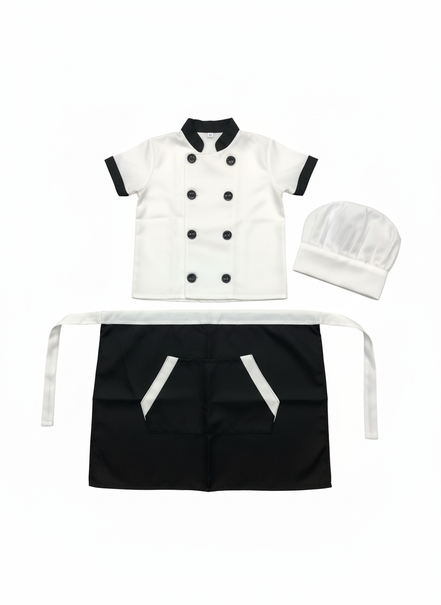 Girl Chef Costume Set