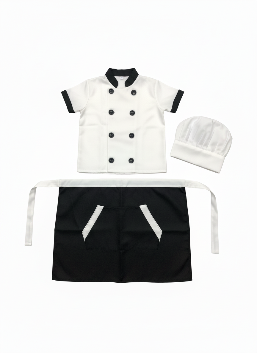 Girl Chef Costume Set