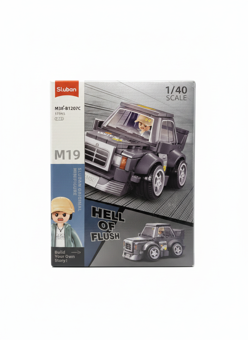Sluban M23 Hell of Flush Racing Building Blocks (M38-B1208C)