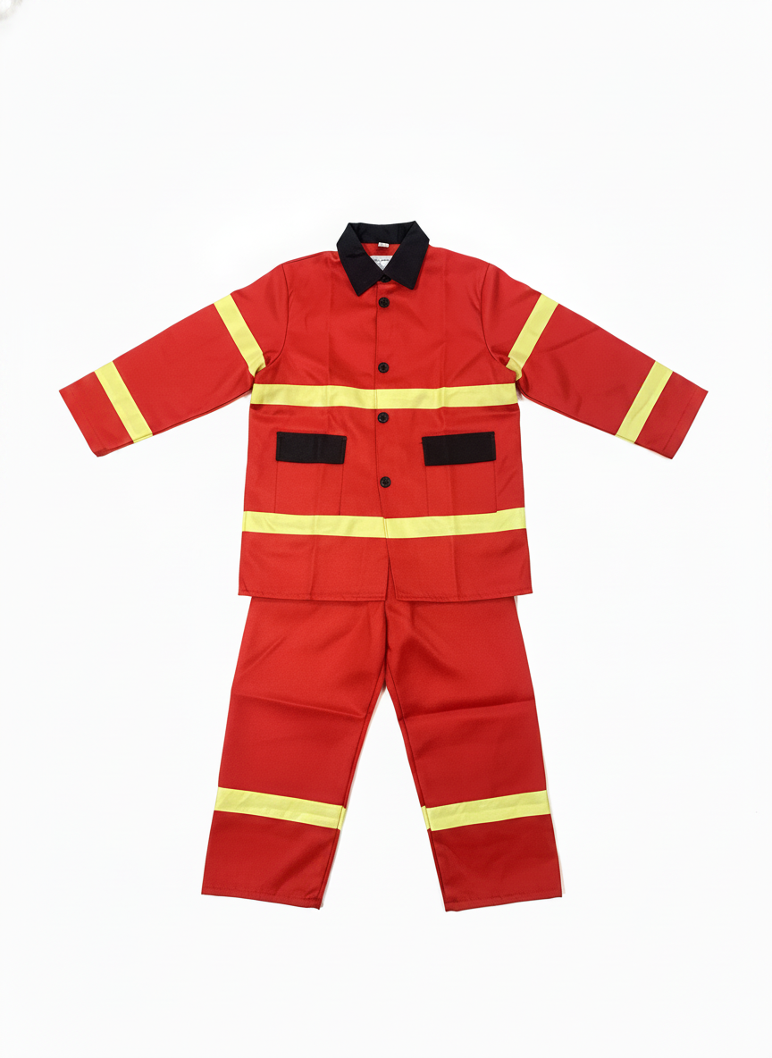 Kids Firefighter Costume Play Set
