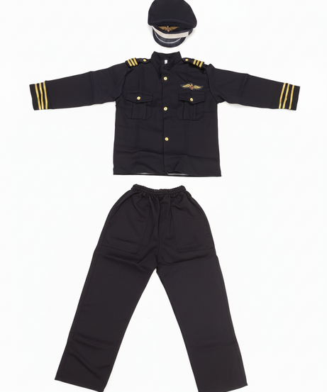 Flight Attendant Boy Costume