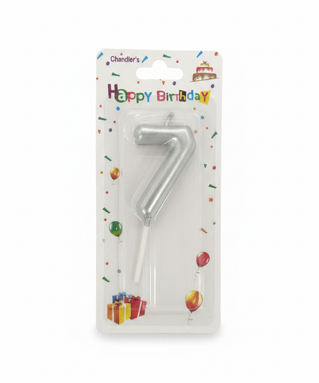 Chandler's Happy Birthday Number 7 Candle