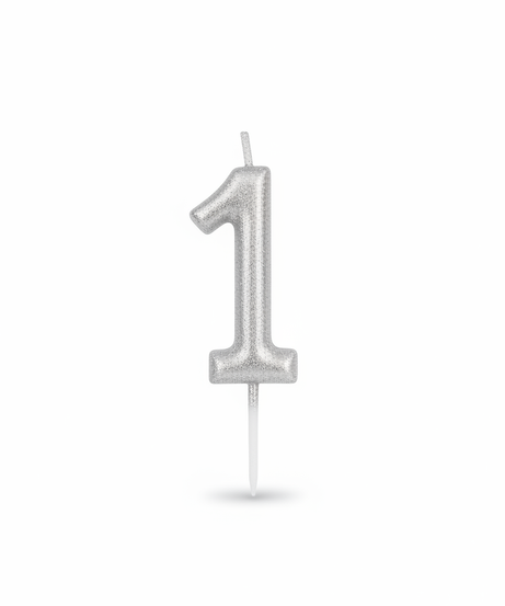 Happy Birthday Party Candles Number 1
