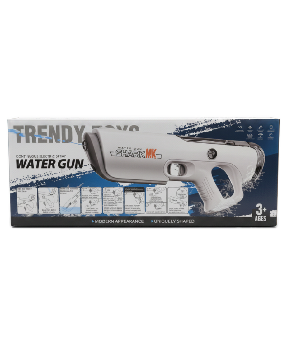 Trendy Toys Continuous Electric Spray Water Gun Shark MK