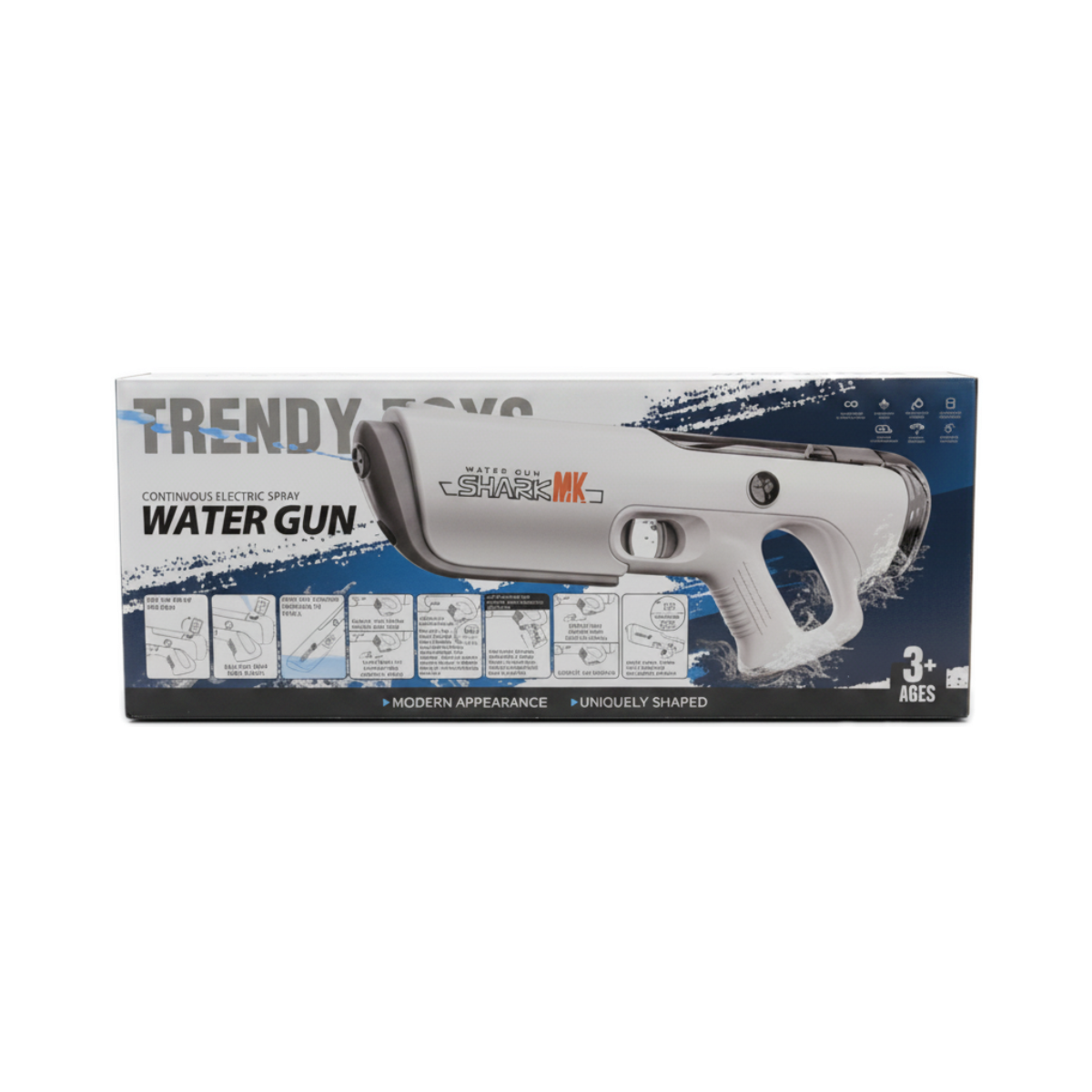 Trendy Toys Continuous Electric Spray Water Gun Shark MK