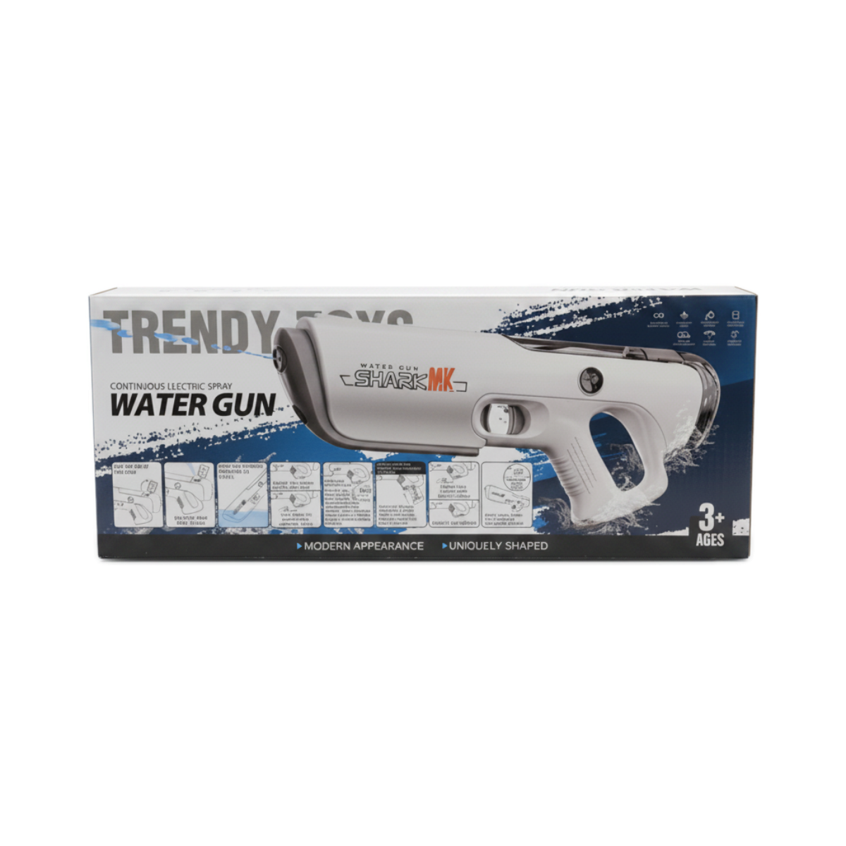 Trendy Toys Continuous Electric Spray Water Gun Shark MK