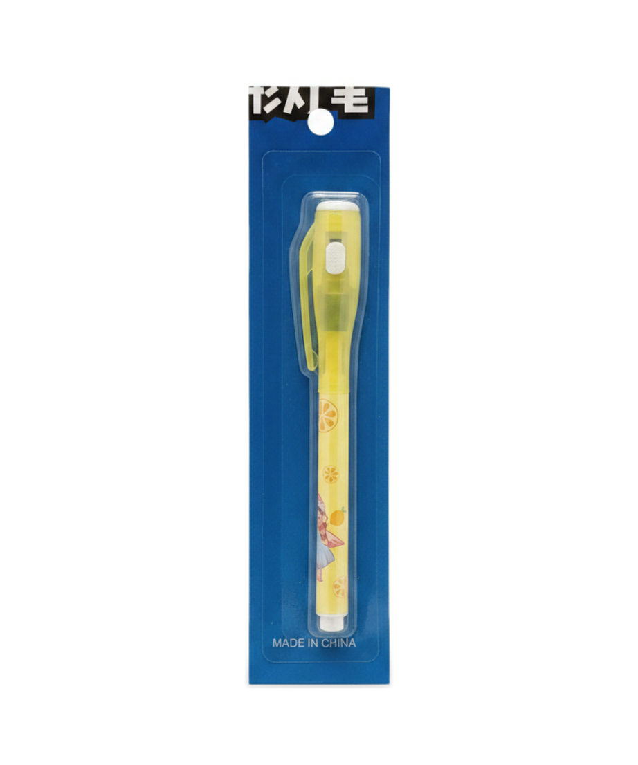 Invisible Ink Pen with UV Light (Strawberry Design)