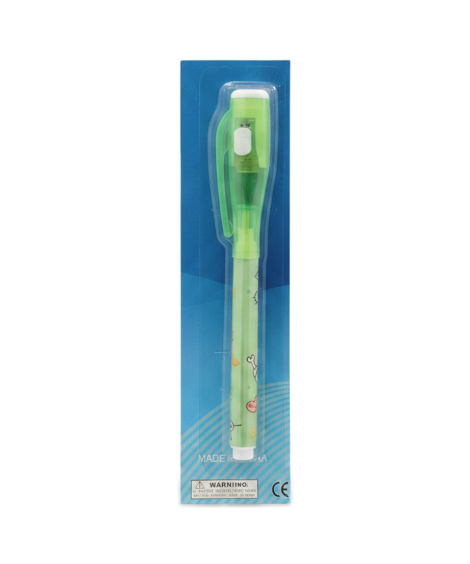 Invisible Ink Pen with UV Light (Strawberry Design)