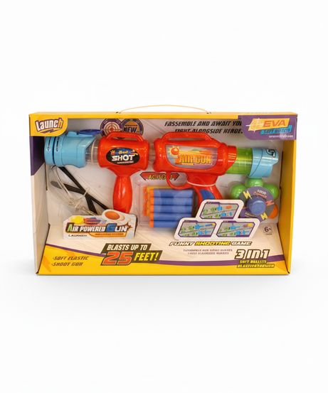 Launch 3-in-1 Soft Bullets Blasting Version (EVA Soft Bullet Upgraded Version)