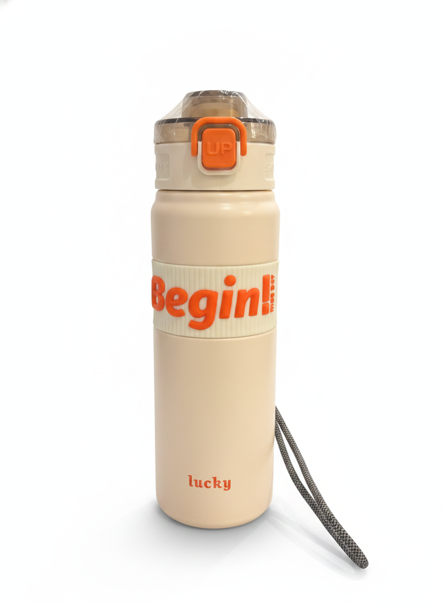 Lucky Begin! Sport Water Bottle (600 ML)