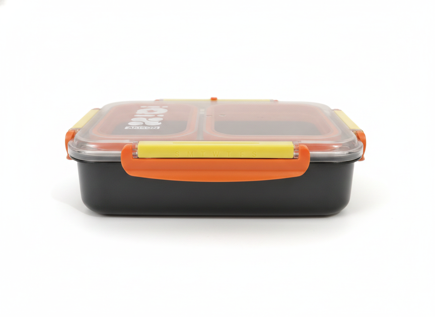 AKISON Stainless Steel Bento Lunch Box with Fork