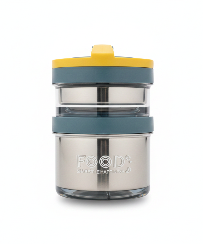 FOOD SHARE THE HAPPINESS Multi-Tier Container