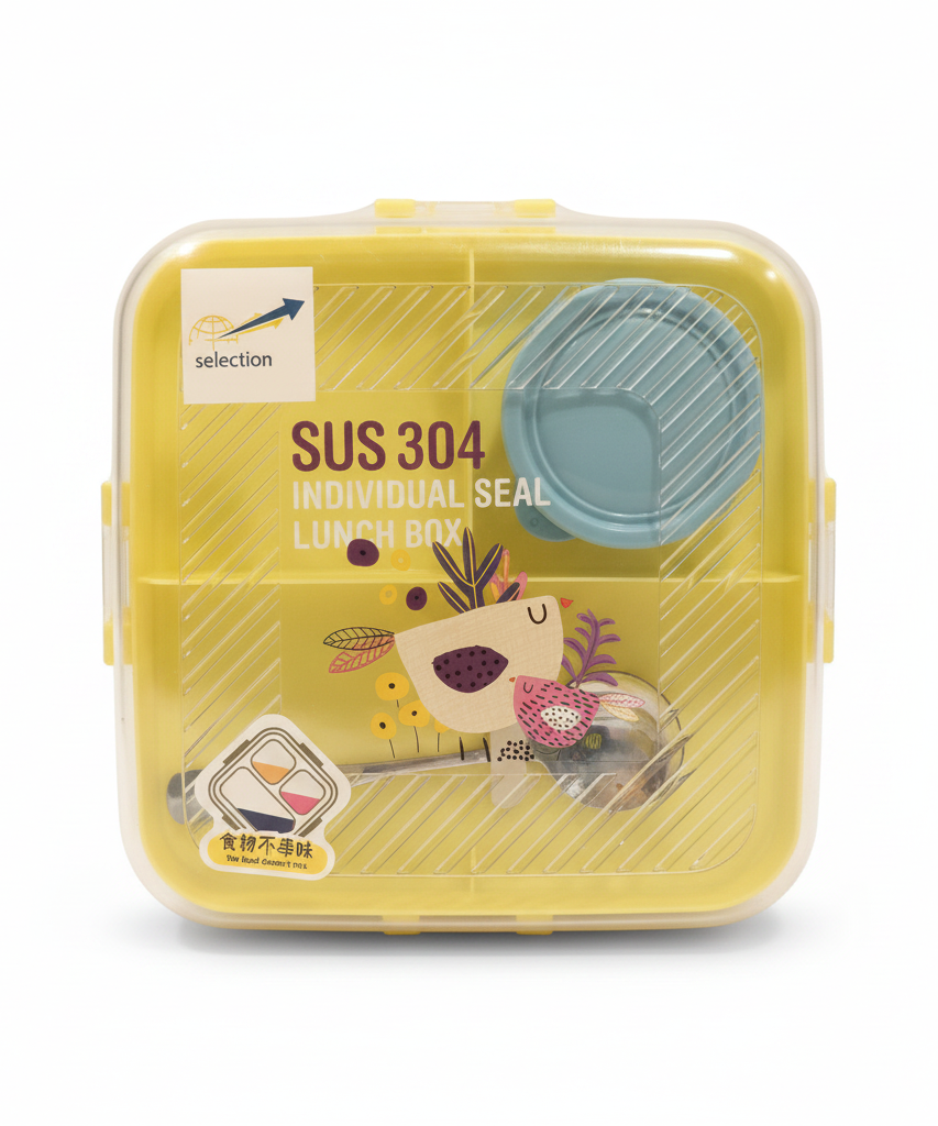 selection SUS 304 Individual Seal Lunch Box