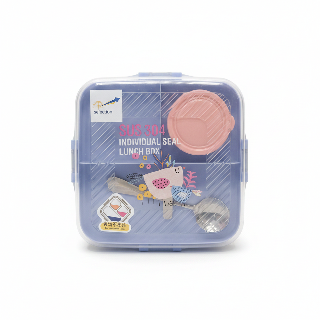 selection SUS 304 Individual Seal Lunch Box
