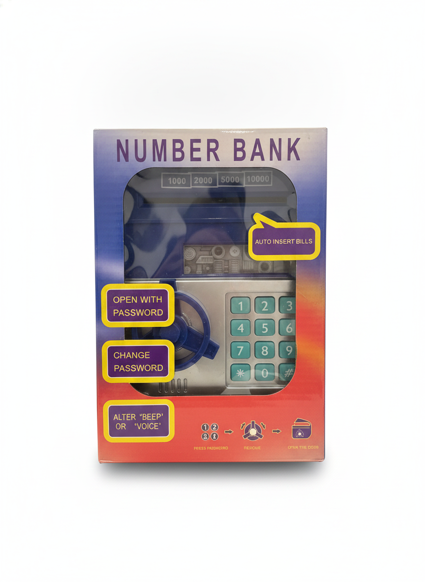 Electronic ATM Piggy Bank Safe