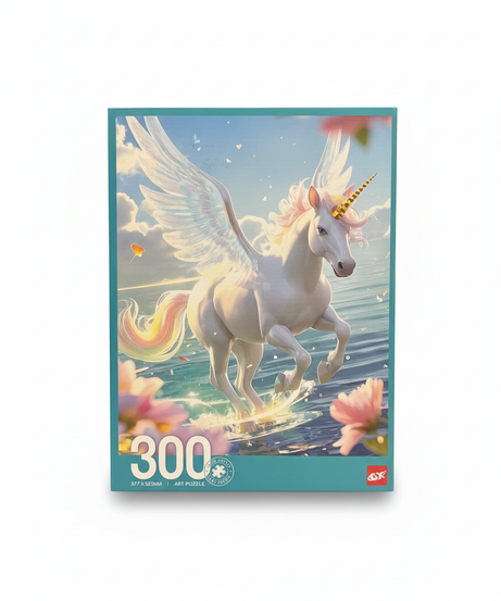 300 Piece Winged Unicorn 'Silky Touch' Art Puzzle