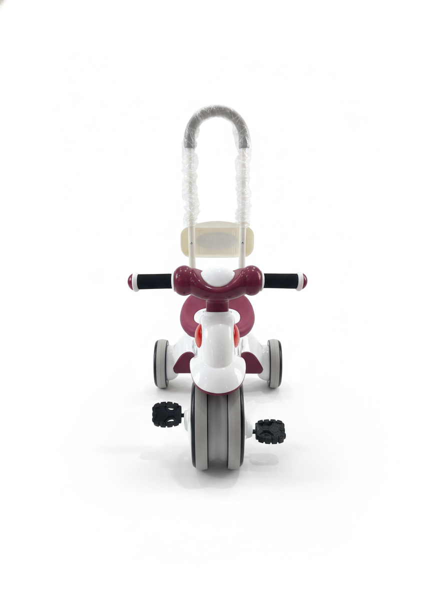 Children's Tricycle with Parent Push Handle