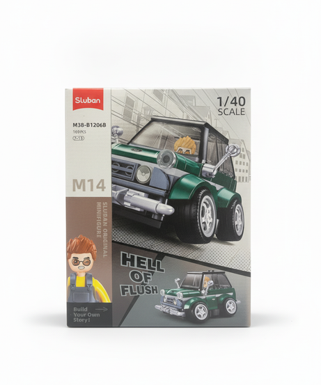 Sluban Hell of Flush Sports Car Building Blocks Set