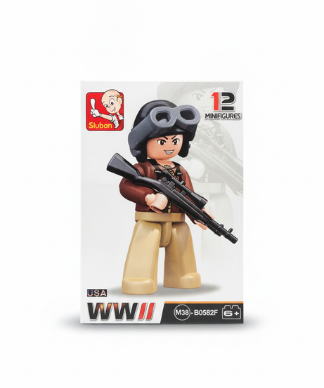 Sluban England WWII Collectible Minifigure Blind Box (Series 12)