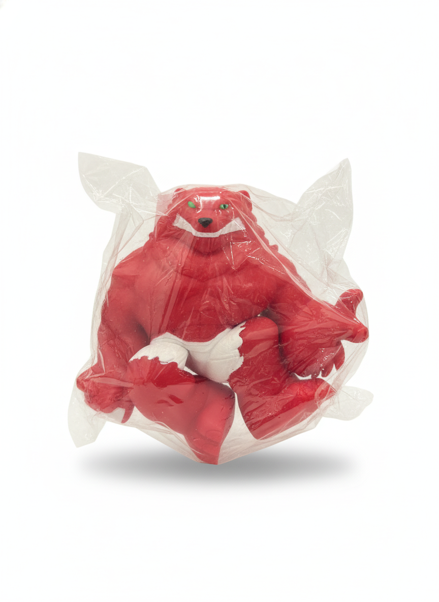 Red Monster Wolf Action Figure