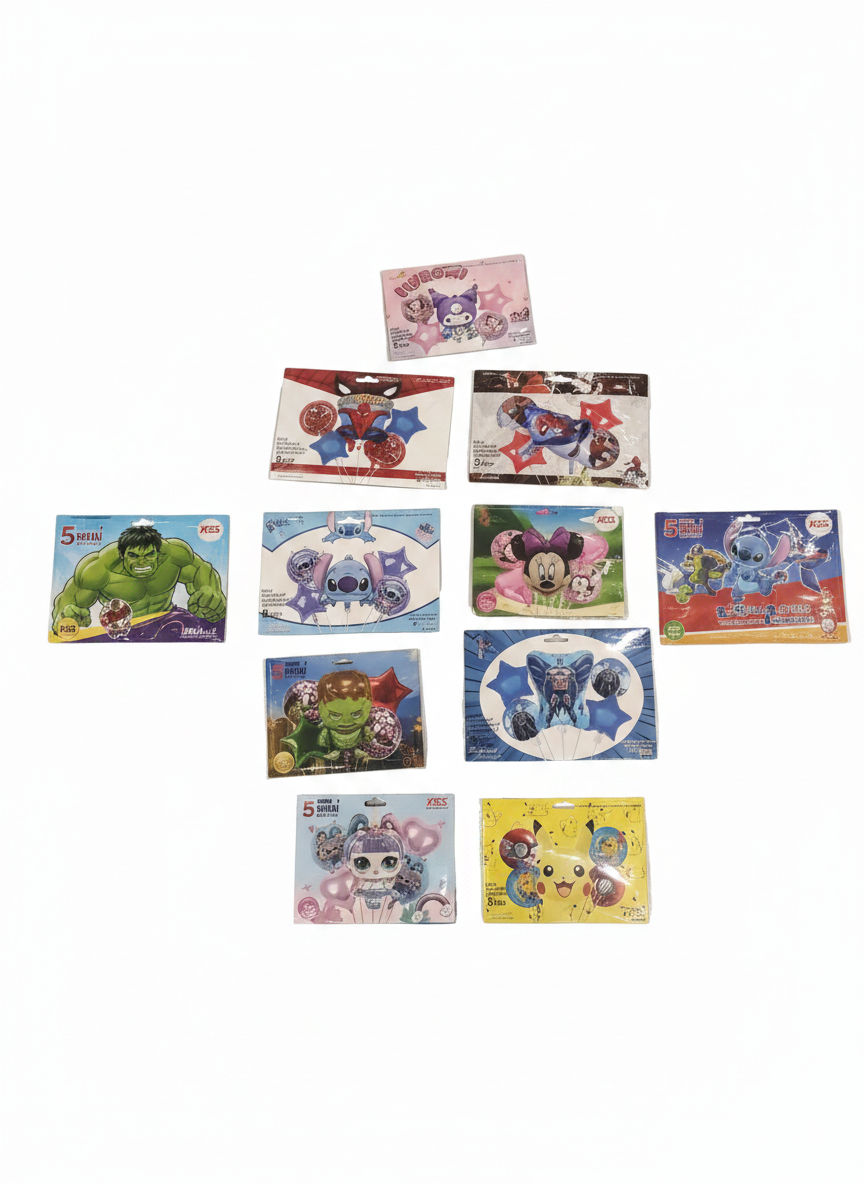 Helium Balloons Characters