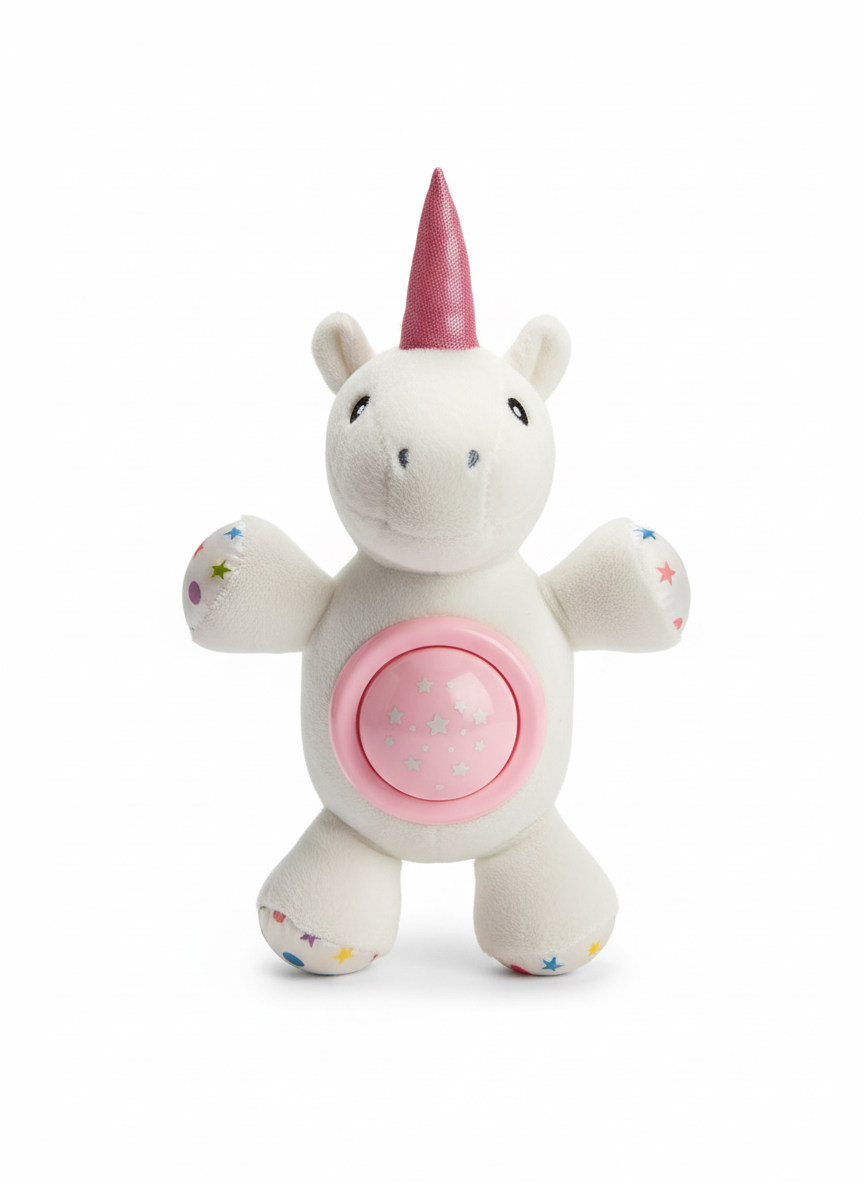 Whimsical Starry Unicorn Turtle Plush