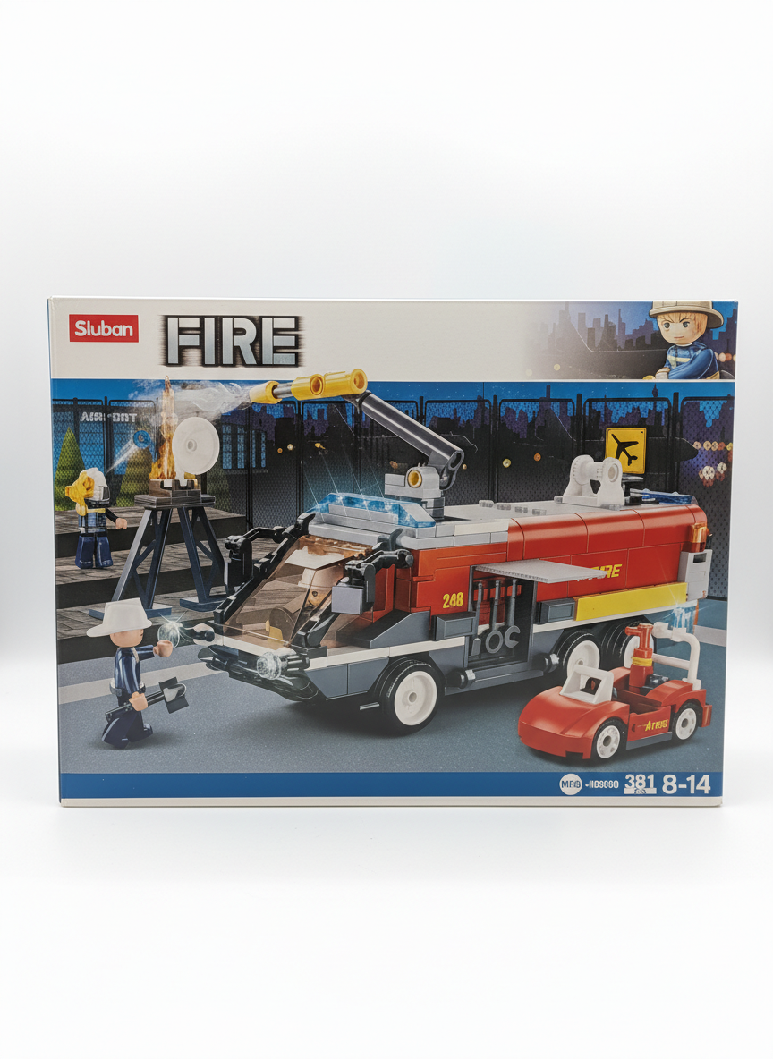 Sluban Fire Truck Building Blocks Set M38-B0808