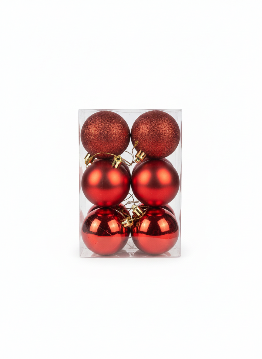 Christmas Tree Decoration 6 In 1 Balls
