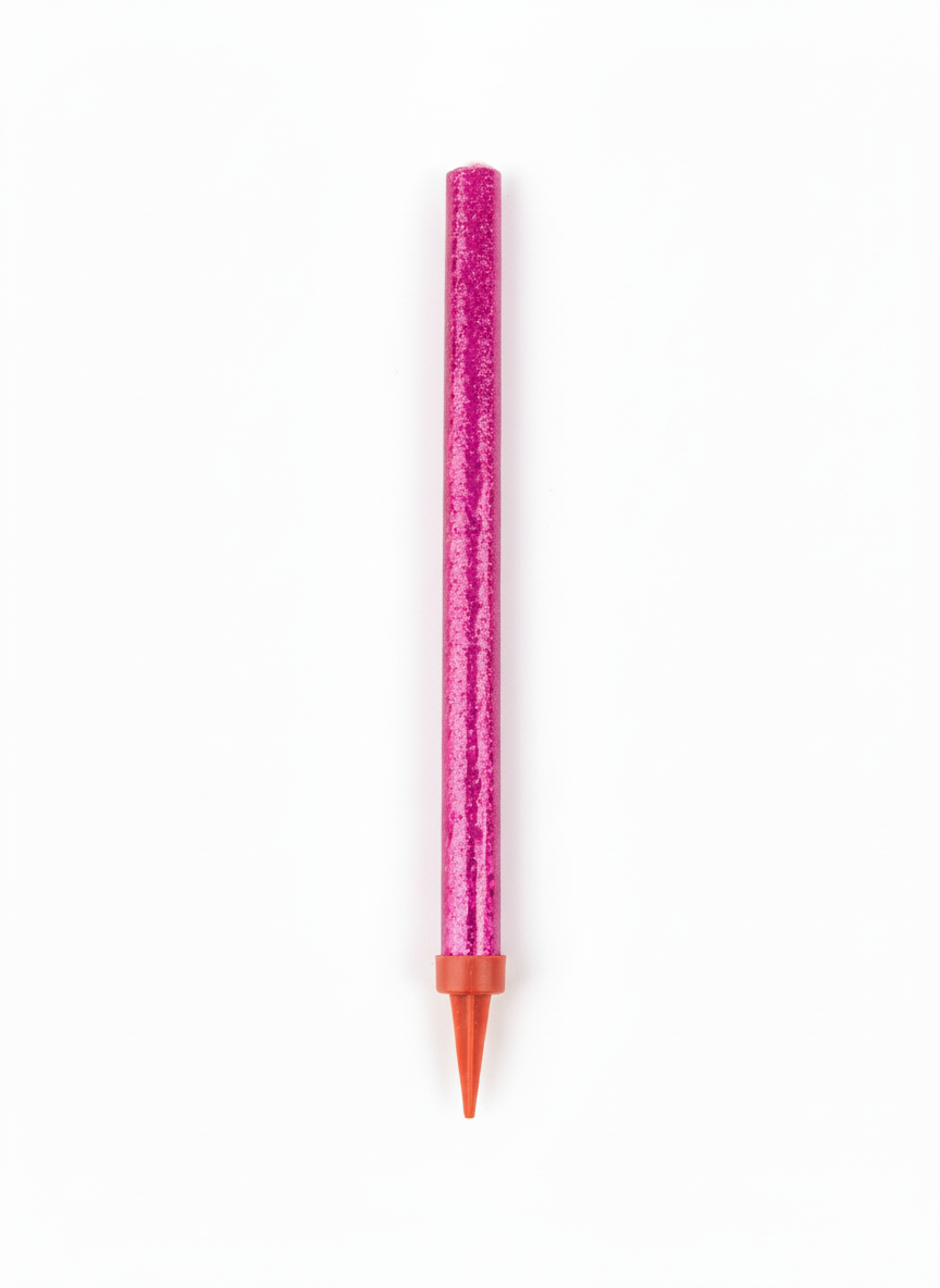 Pink Glitter Celebration Sparkler