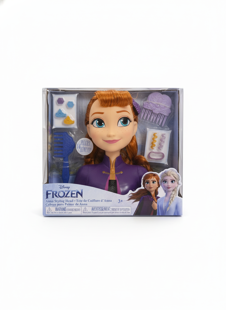 Disney Frozen Doll 14 Pieces Elements Styling Head