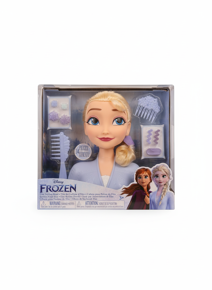 Disney Frozen Doll 14 Pieces Elements Styling Head