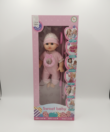 Sweet Baby Doll with Stroller