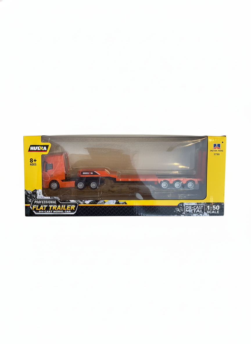 Hulna Super Truck Professional Container Trailer Die-Cast Model Car