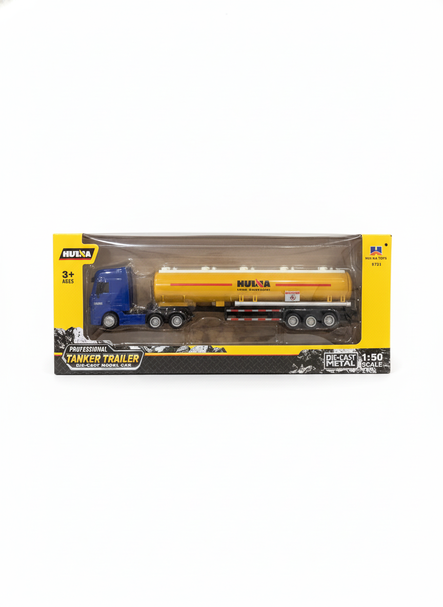 Hulna Tank Professional Container Trailer Die-Cast Model Car