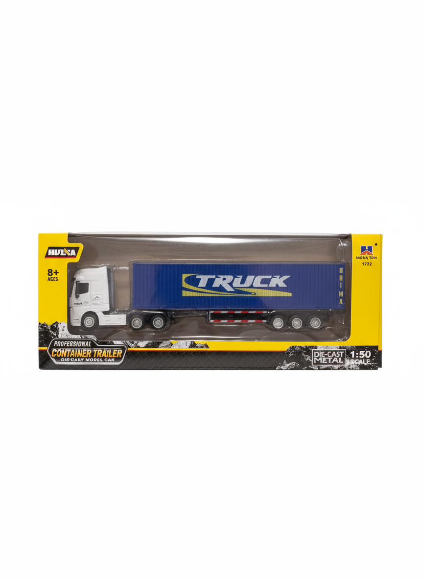 Truck Professional Container Trailer Die-Cast Model Car
