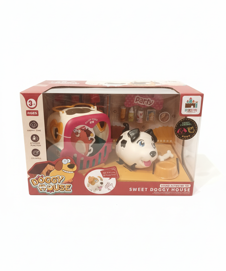 Doggy House Sound Activated Toy Doggy Music Storage