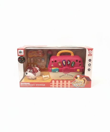 Doggy House Sound Activated Toy Doggy Music Storage