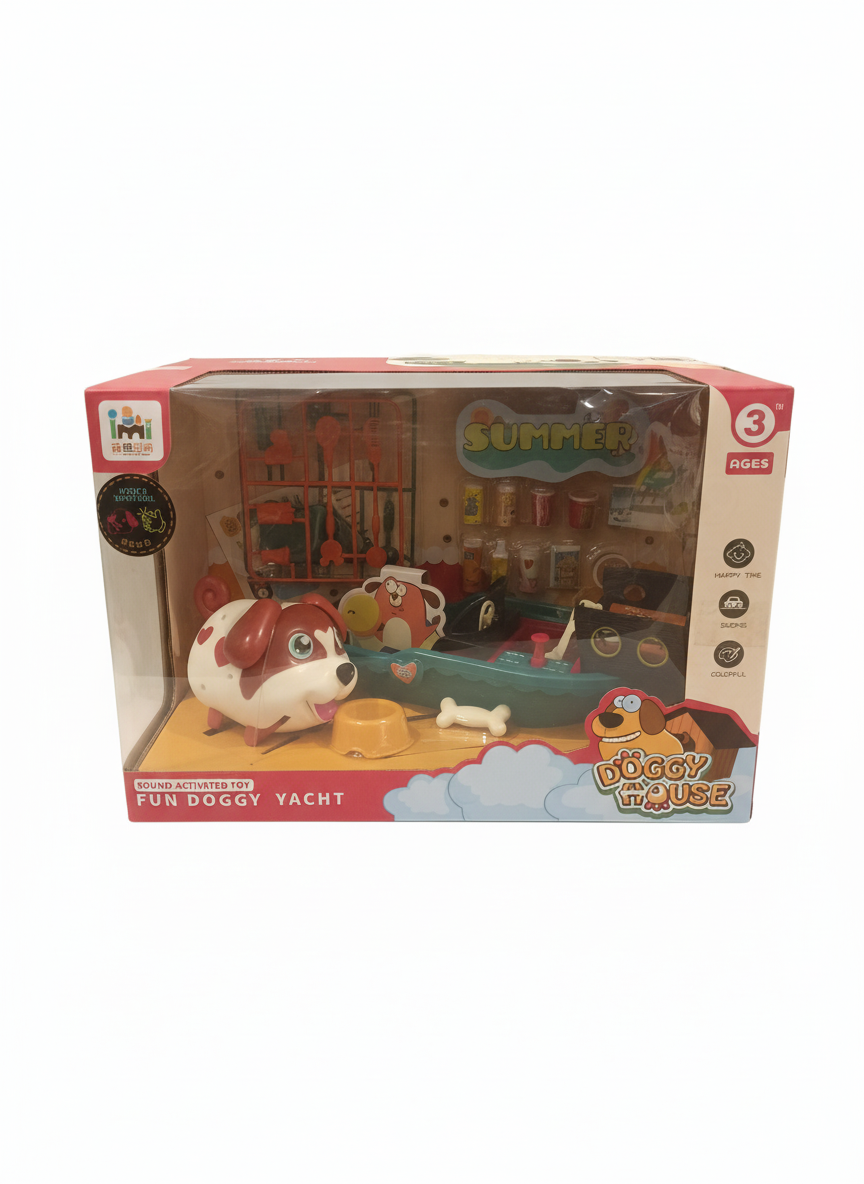 Doggy House Fun Activation Toy Fun Doggy Yacht
