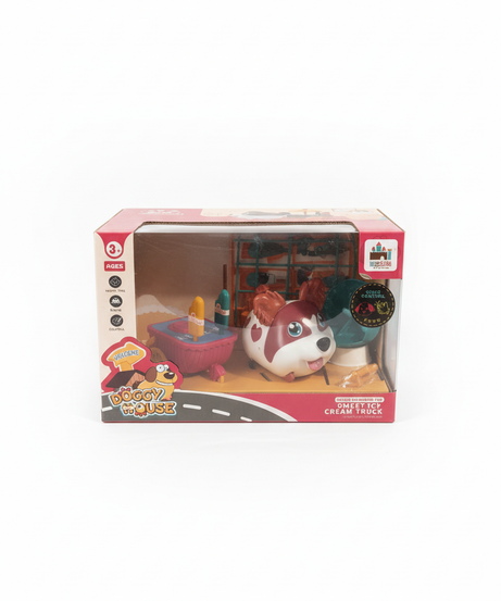 Sound Activation Dog Doggy House Sweet Ice Cream Truck