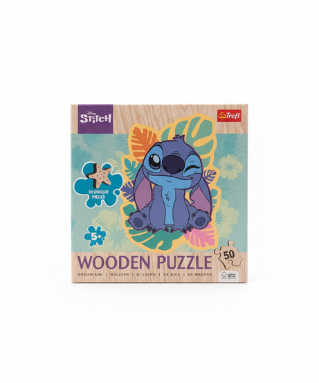 Wooden Puzzle 10 Unique Pieces Trefl Puzzle 50 PCS