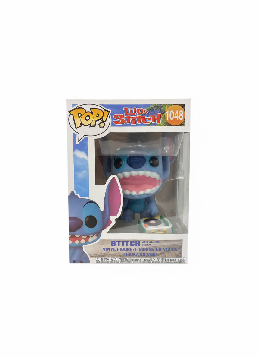 Funko Pop! Lilo & Stitch - Stitch with Record Player #1048