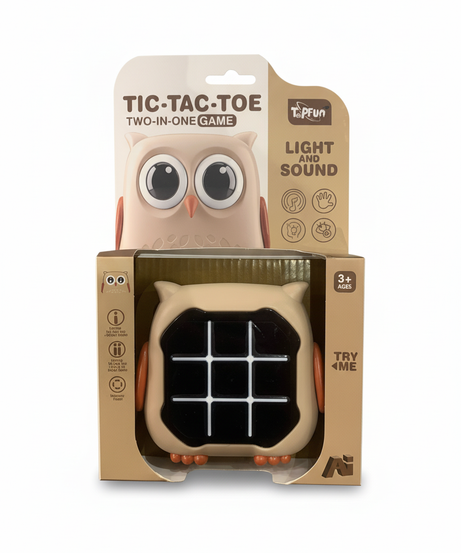 Tic-Tac-Toe Tow In One Light And Sound Game